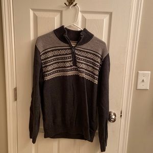 Large Grey Quarter-Zip
